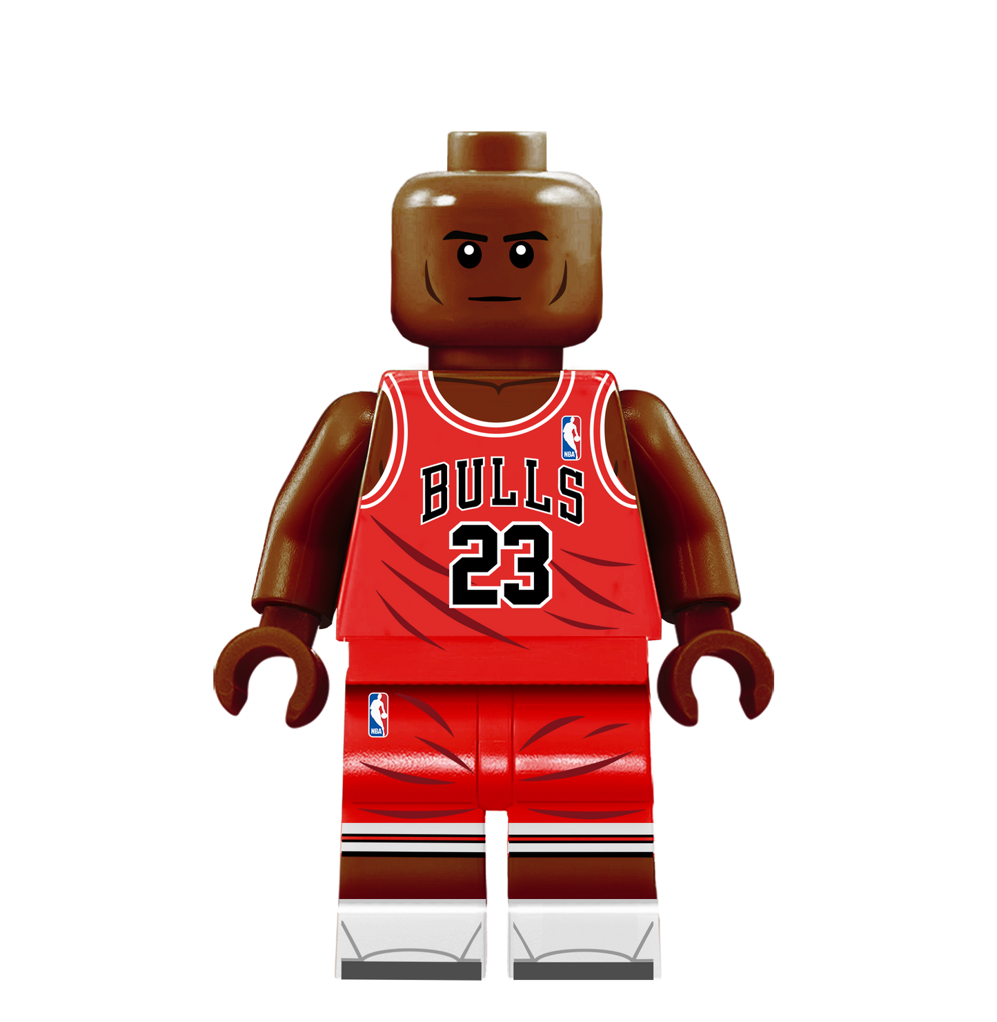 Michael Jordan (Red) - Famous Minifigs Custom Printed Minifigure