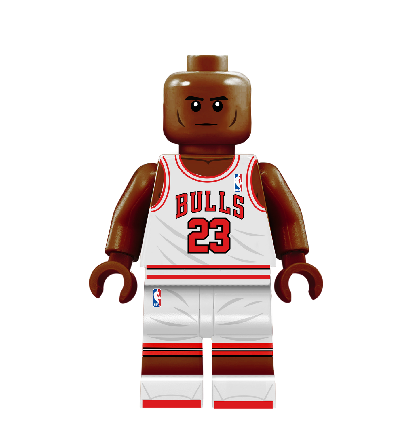 Michael Jordan (White) - Famous Minifigs Custom Printed Minifigure