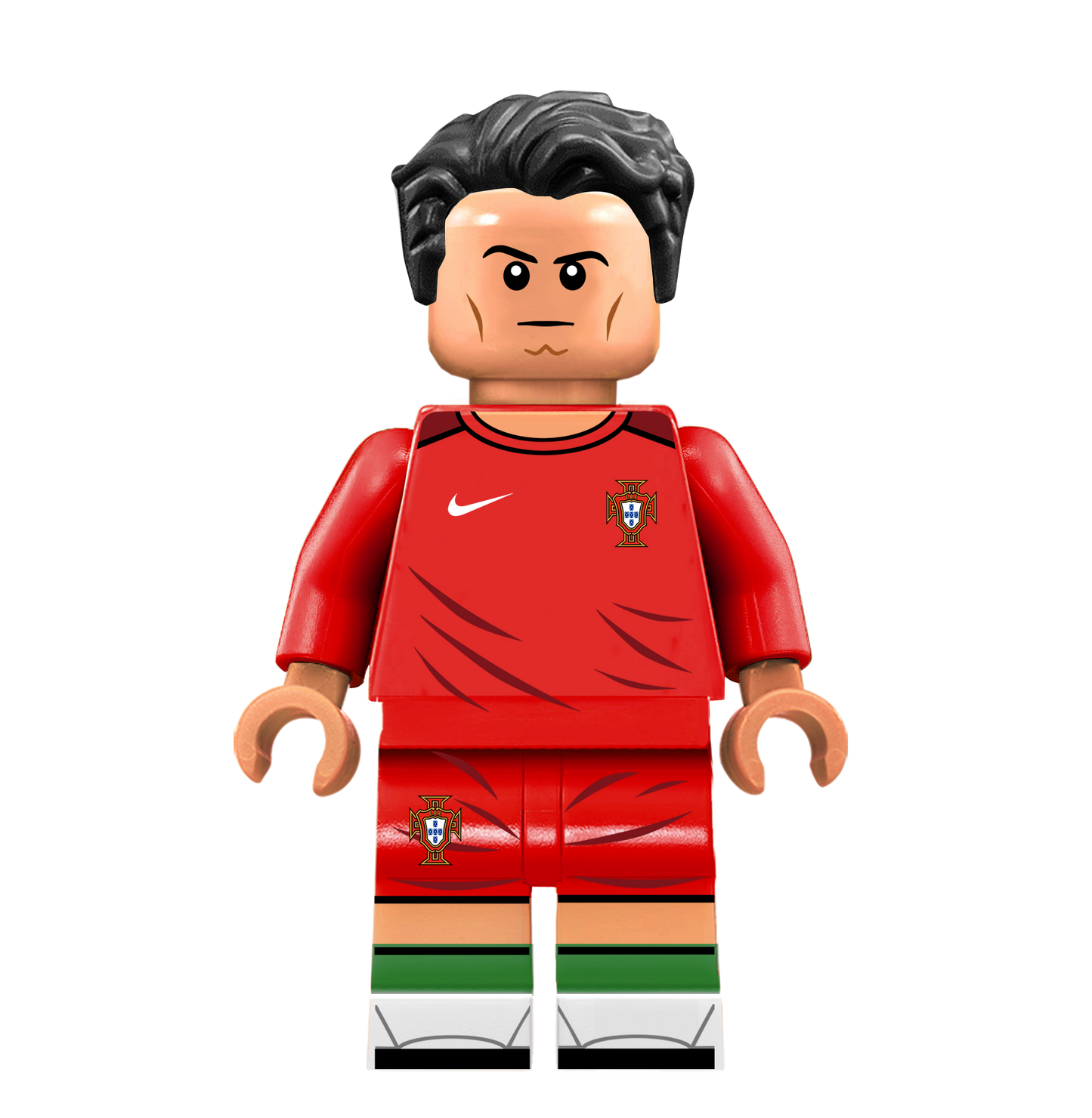 Ronaldo Minifigure - Famous Minifigs Custom Printed Minifigure