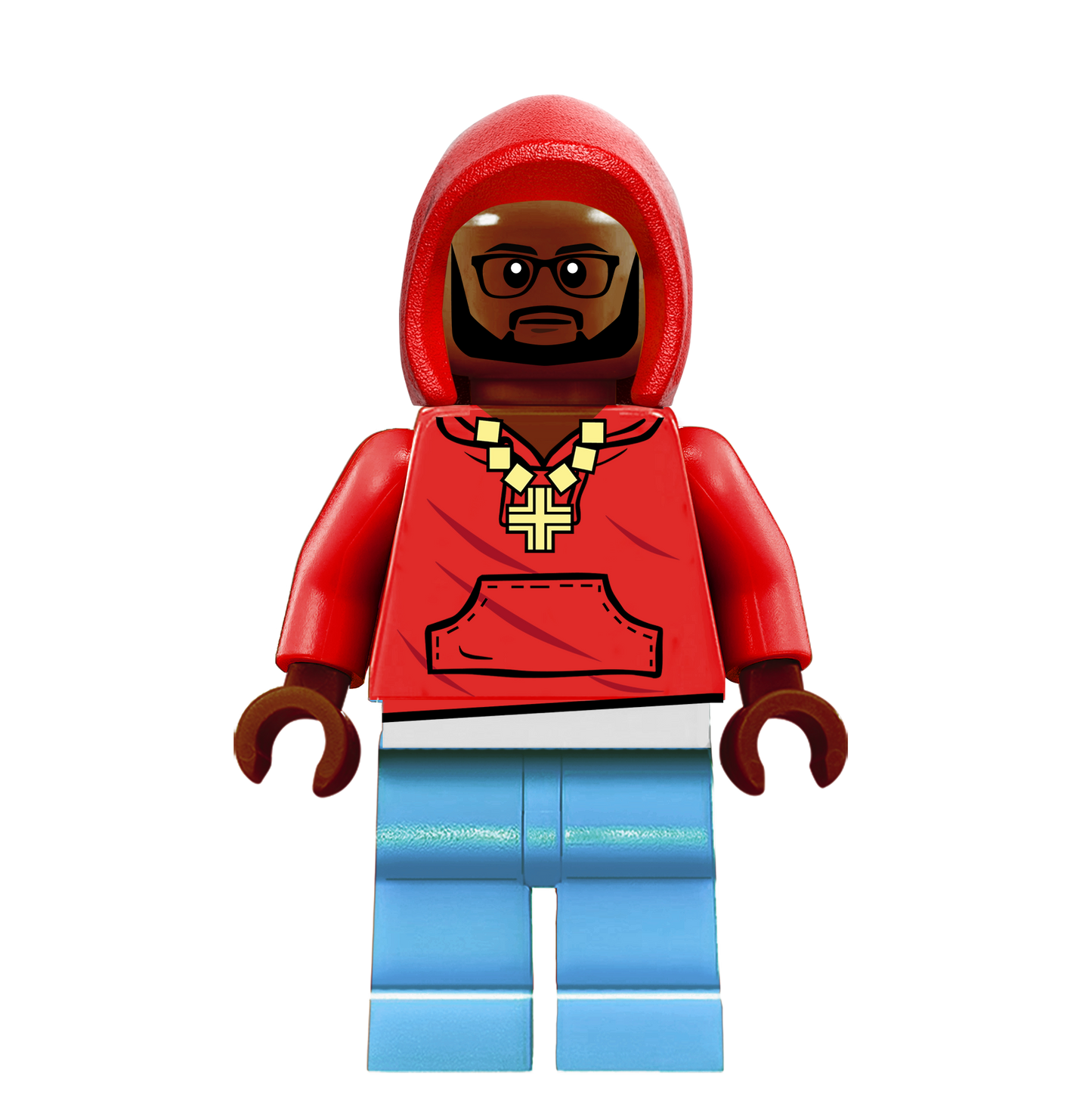 Kendrick Lamar Minifigure - Famous Minifigs Custom Printed Minifigure