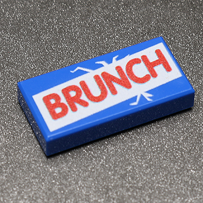 Brunch - B3 Customs® Printed 1x2 Tile