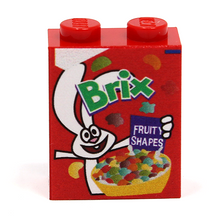 Brix Cereal - Custom Printed 1x2x2 Brick