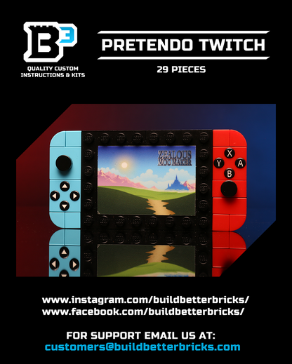 Custom Pretendo Twitch Console Building Set