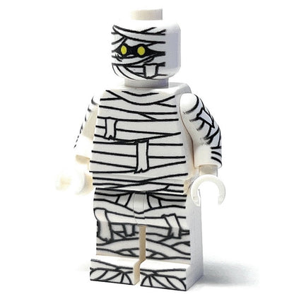 Halloween Mummy Minifig made using LEGO parts - B3 Customs