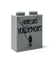 Voldemort Tombstone (Halloween) (1x2x2 Brick) - B3 Customs