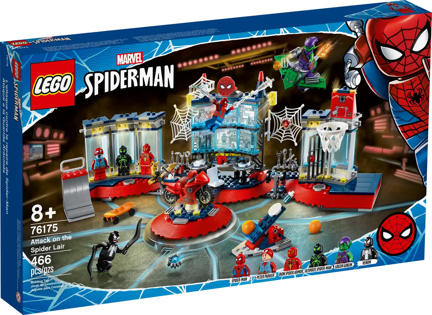 LEGO Marvel 76175 Spider-Man Attack on the Spider Lair