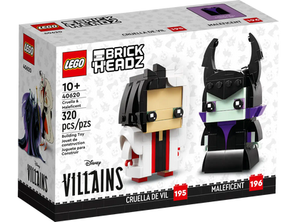 LEGO Brickheadz 40620 Disney Villans - Cruella & Maleficant