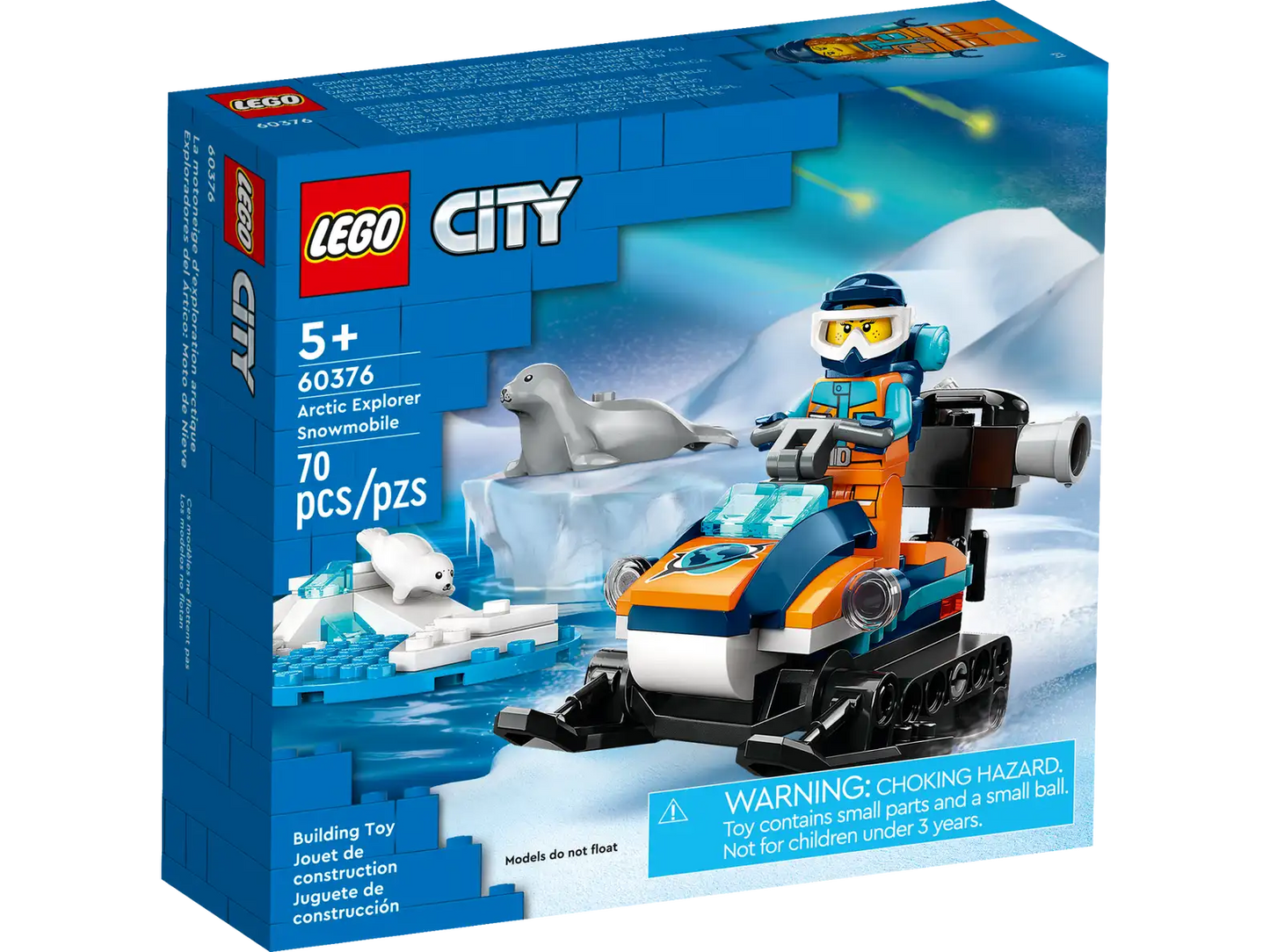 LEGO City 60376 Arctic Explorer Snowmobile