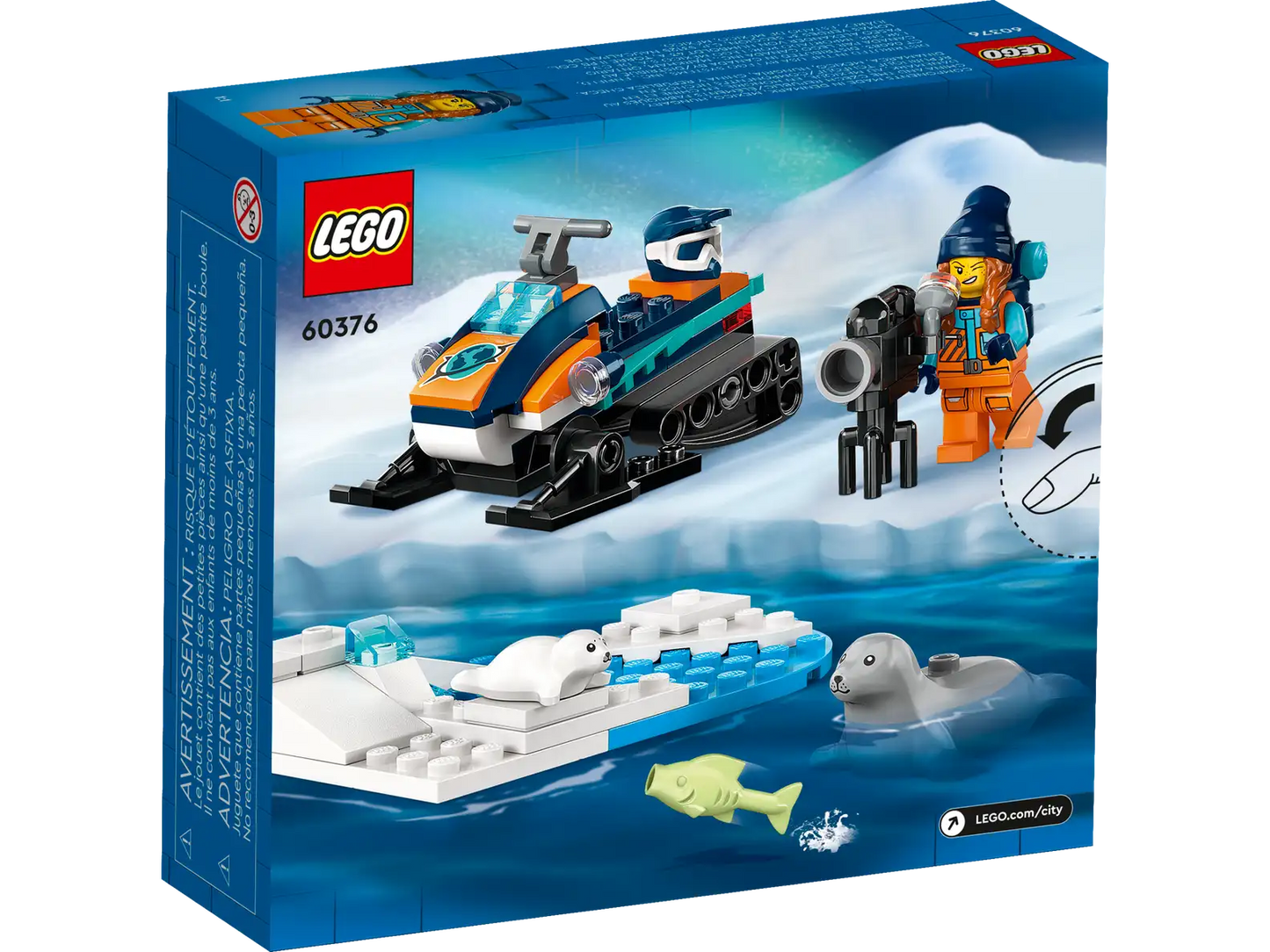 LEGO City 60376 Arctic Explorer Snowmobile