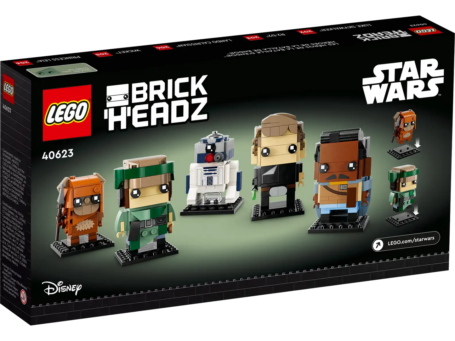 LEGO Brickheadz 40623 Star Wars Battle of Endor Heroes