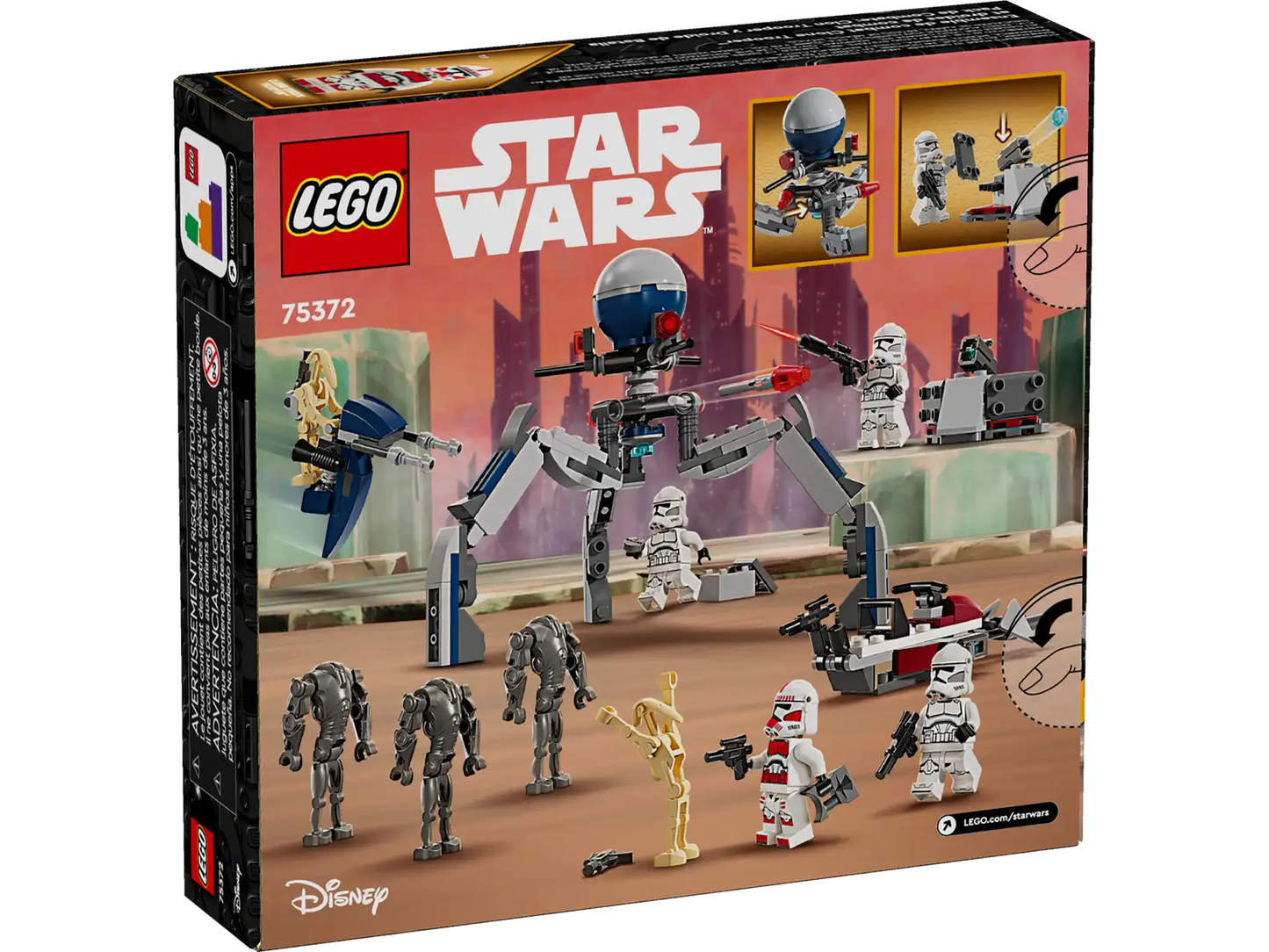 LEGO Star Wars 75372 Clone Trooper & Battle Droid Battle Pack