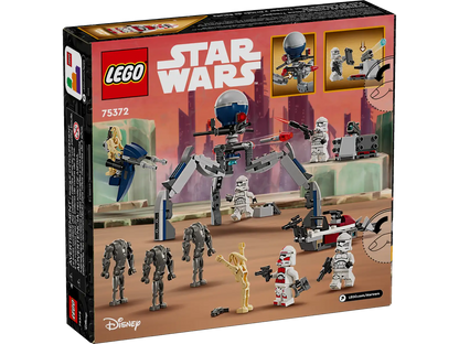 LEGO Star Wars 75372 Clone Trooper & Battle Droid Battle Pack