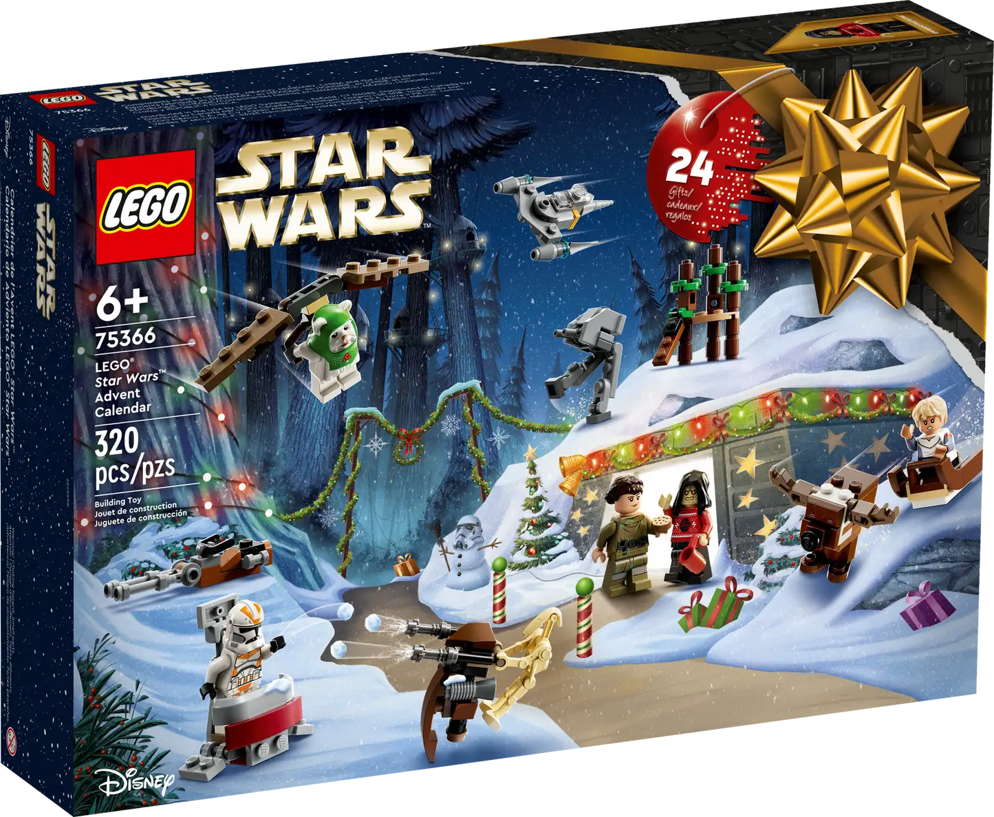 LEGO Star Wars 75366 2023 Advent Calendar Holiday Building Set