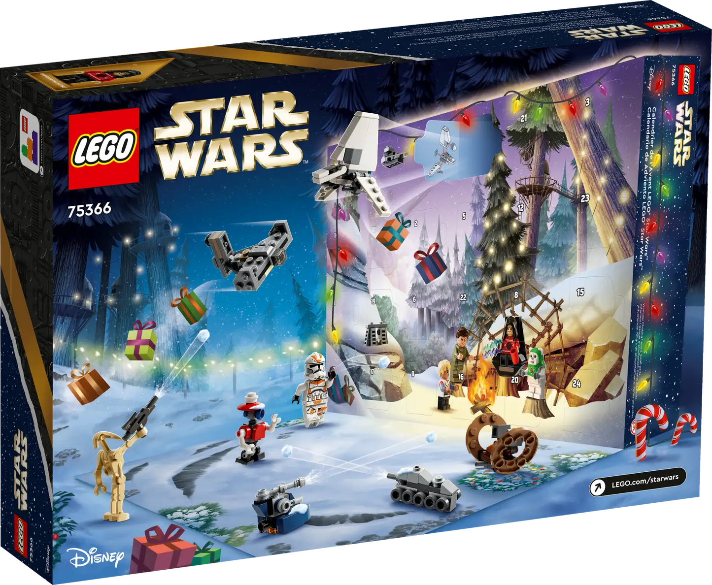 LEGO Star Wars 75366 2023 Advent Calendar Holiday Building Set