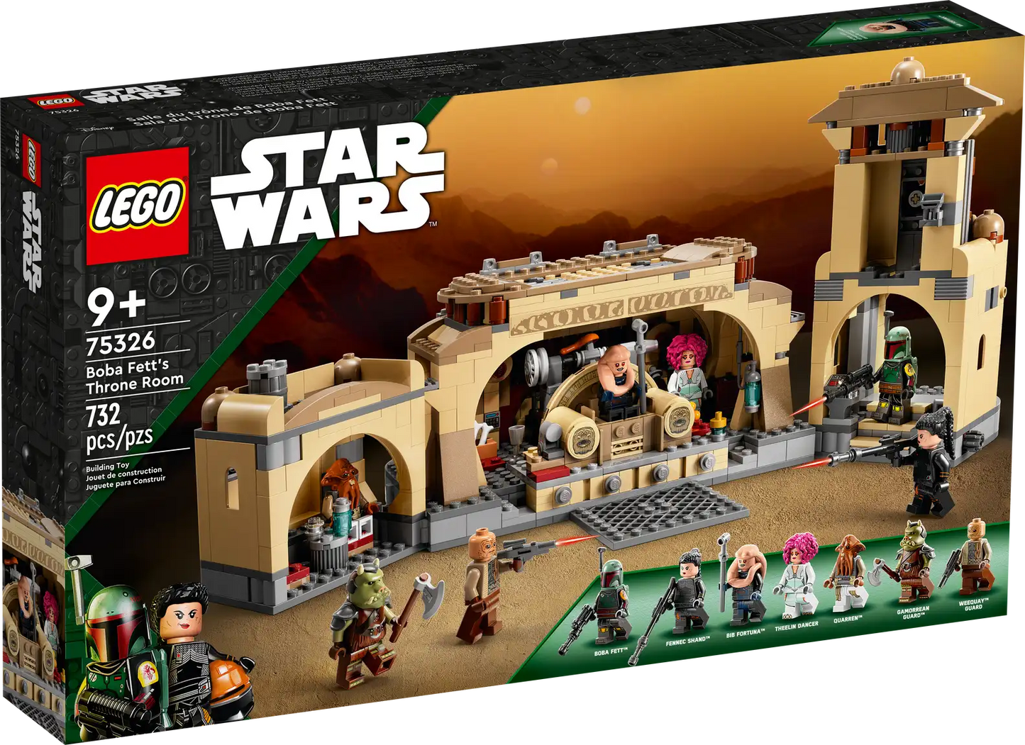 LEGO Star Wars 75326 Boba Fett’s Throne Room