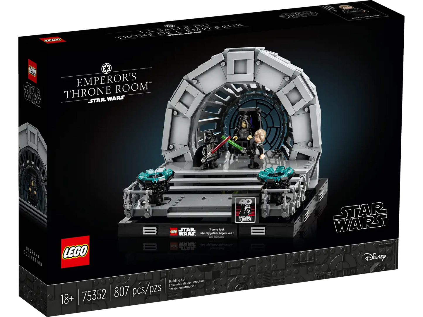 LEGO Star Wars 75352 Emperor’s Throne Room Diorama