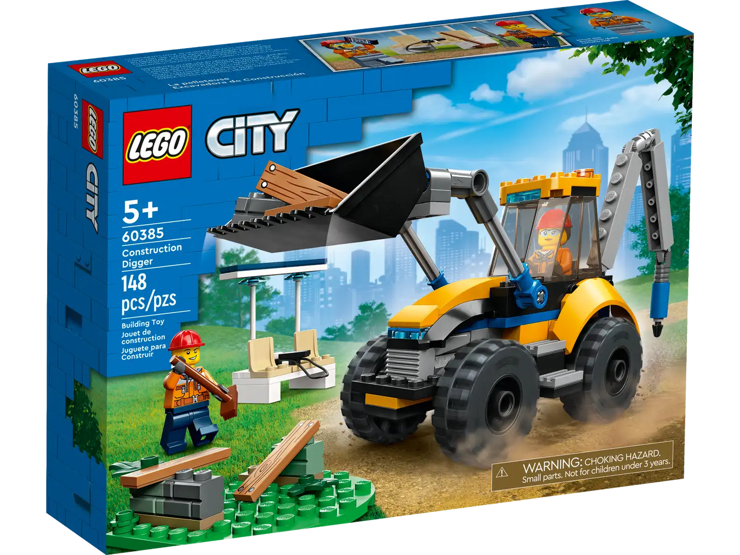 LEGO City 60385 Construction Digger