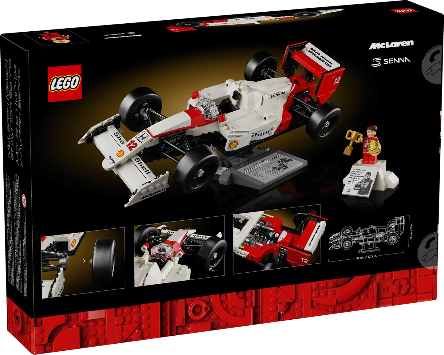 LEGO Icons 10330 McLaren MP4/4 & Ayrton Senna