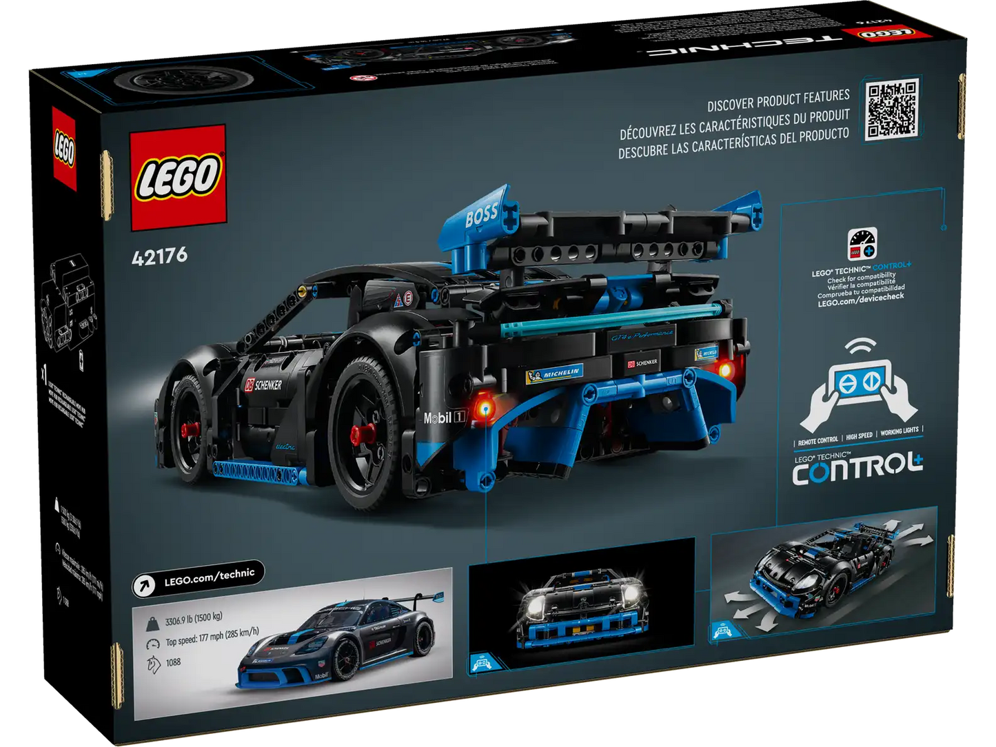 LEGO Technic 42176 Porsche GT4 e-Performance Race Car