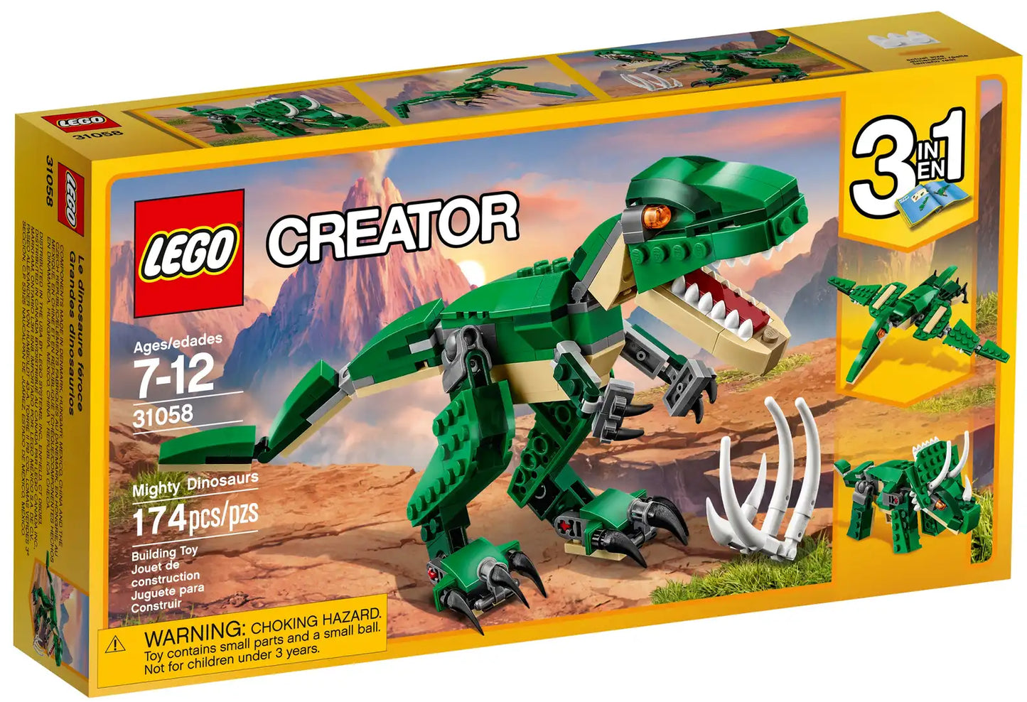 LEGO Creator 3-in-1 31058 Mighty Dinosaurs