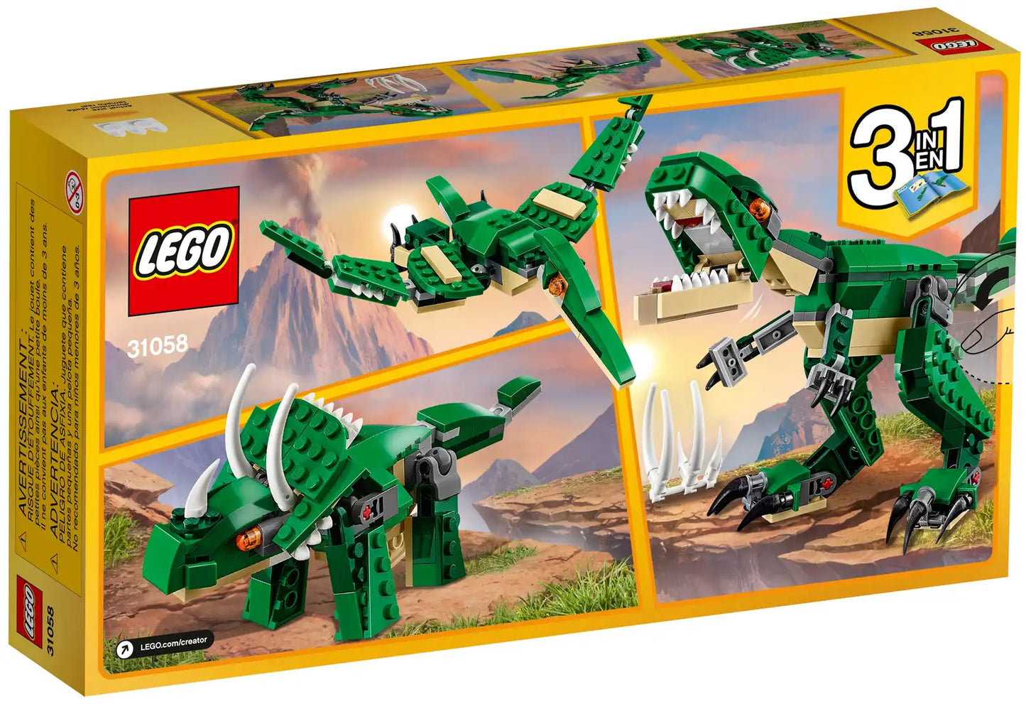 LEGO Creator 3-in-1 31058 Mighty Dinosaurs