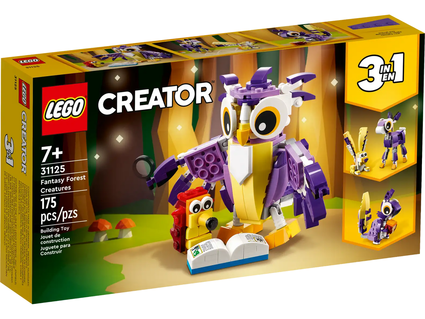 LEGO Creator 3-in-1 31125 Fantasy Forest Creatures