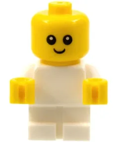 LEGO City Baby Minifigure - White