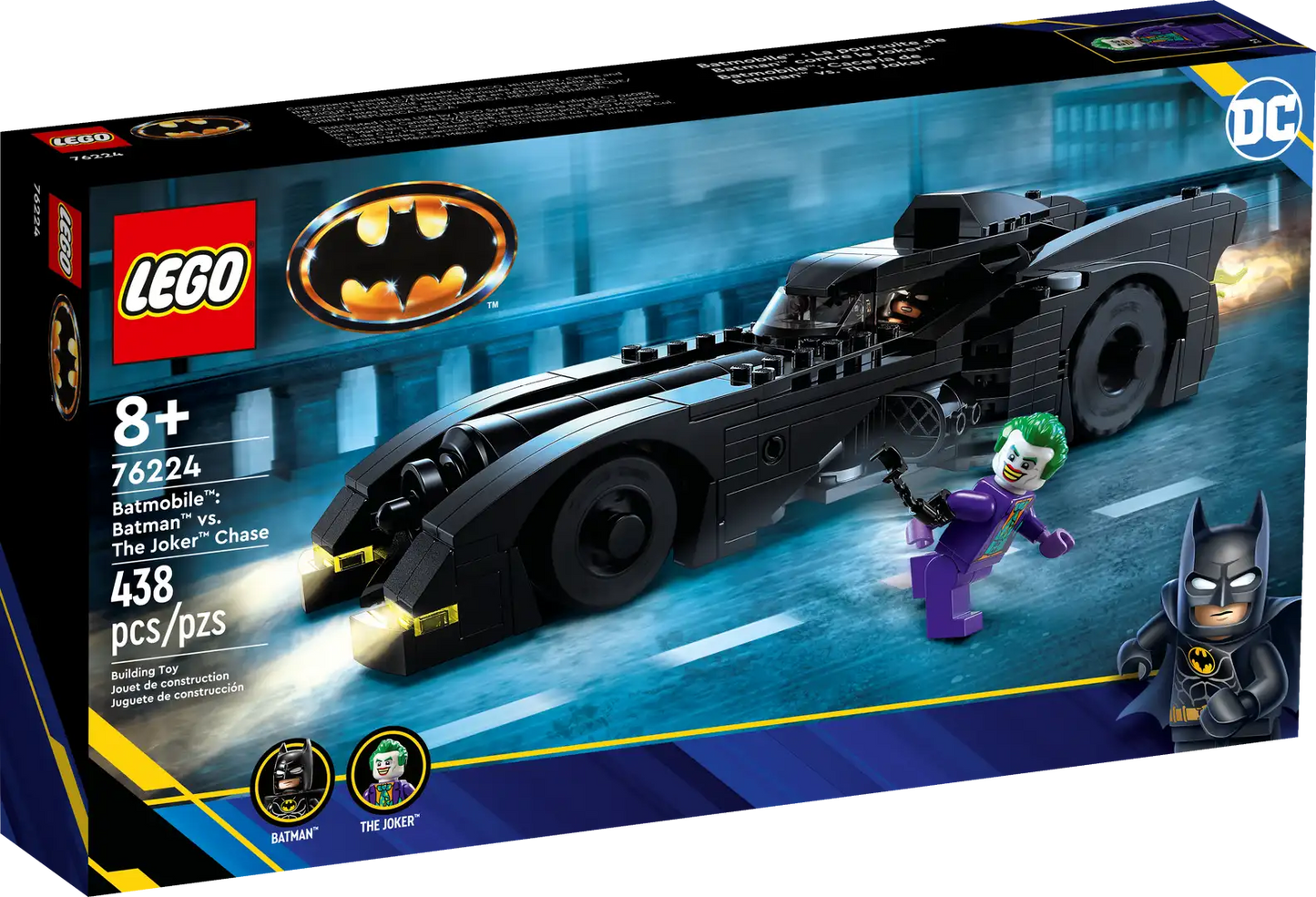 LEGO DC 76224 Batmobile™: Batman™ vs. The Joker™ Chase