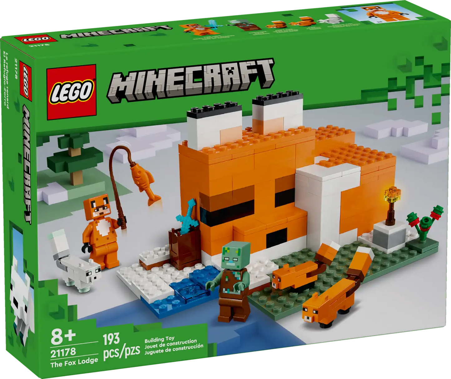 LEGO Minecraft 21178 The Fox Lodge