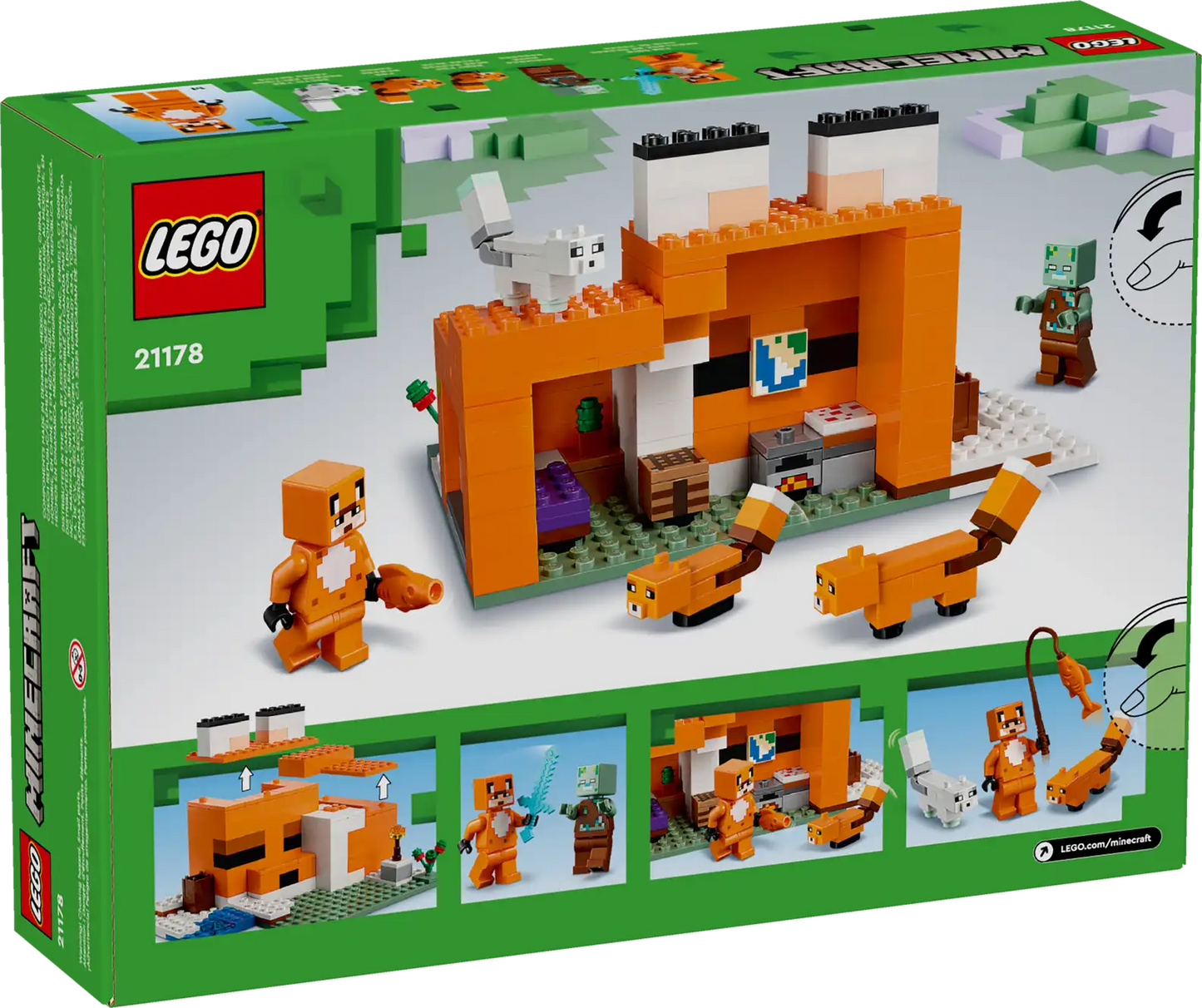 LEGO Minecraft 21178 The Fox Lodge