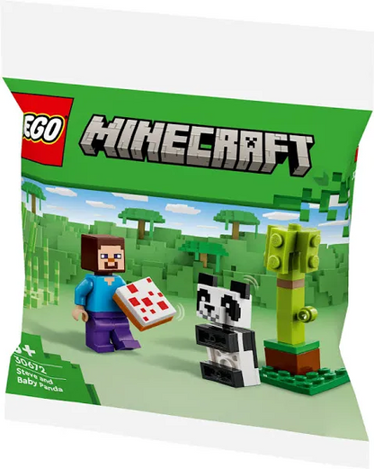 LEGO Minecraft 30672 Steve and Baby Panda