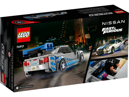 LEGO Speed Champions 76917 2 Fast 2 Furious Nissan Skyline GT-R (R34)