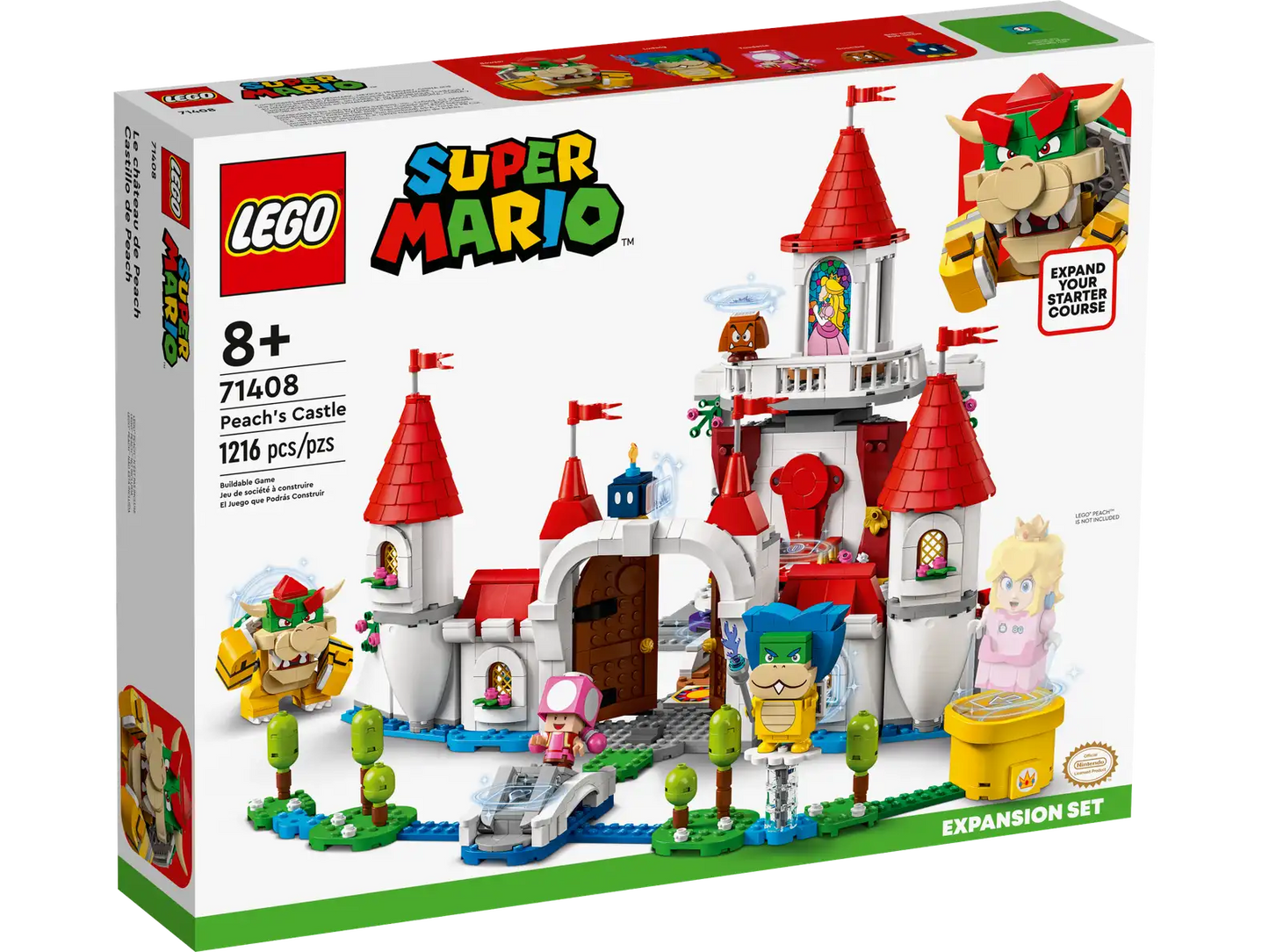 LEGO Super Mario 71408 Peach's Castle Expansion Set