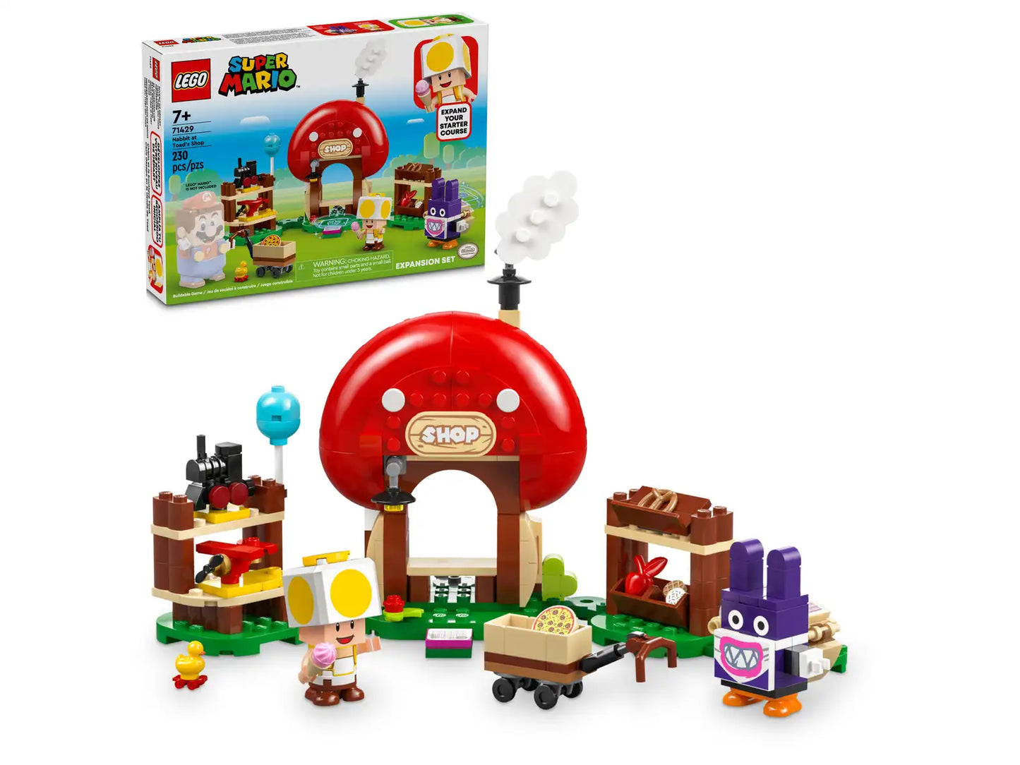 LEGO Super Mario 71429 Nabbit at Toad's Shop Expansion Set