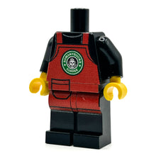 SoManyBucks Coffee Christmas Apron Barista Employee Minifig Body made using LEGO parts - B3 Customs