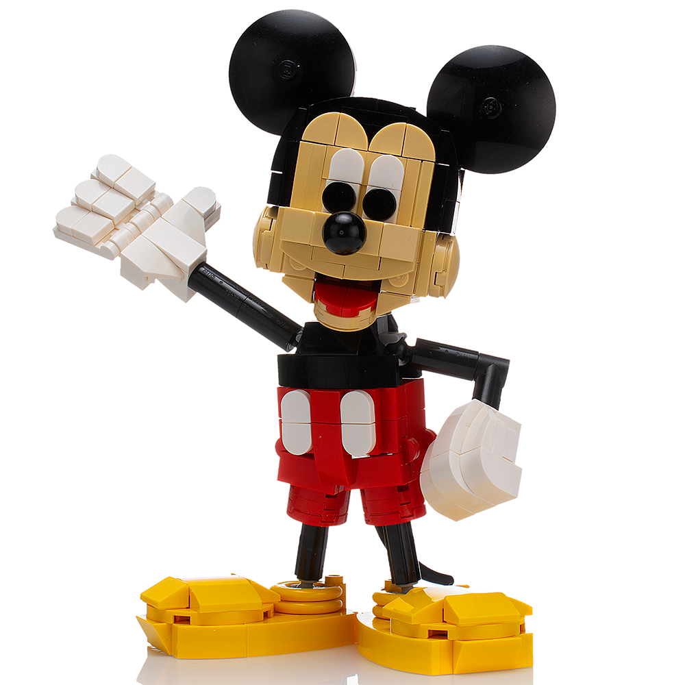 Mickey custom model using LEGO parts