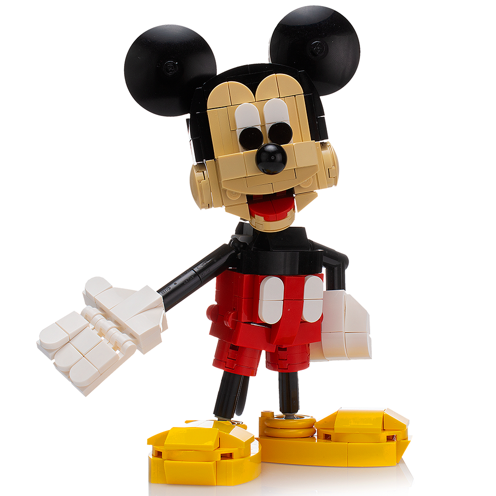 Mickey custom model using LEGO parts