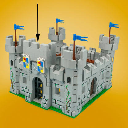 Castle Gate - Custom Castle Modular Building Set made using LEGO parts