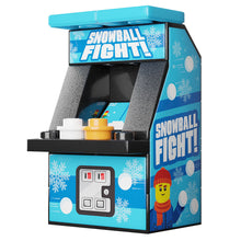 Snowball Fight Arcade Machine made using LEGO parts - B3 Customs