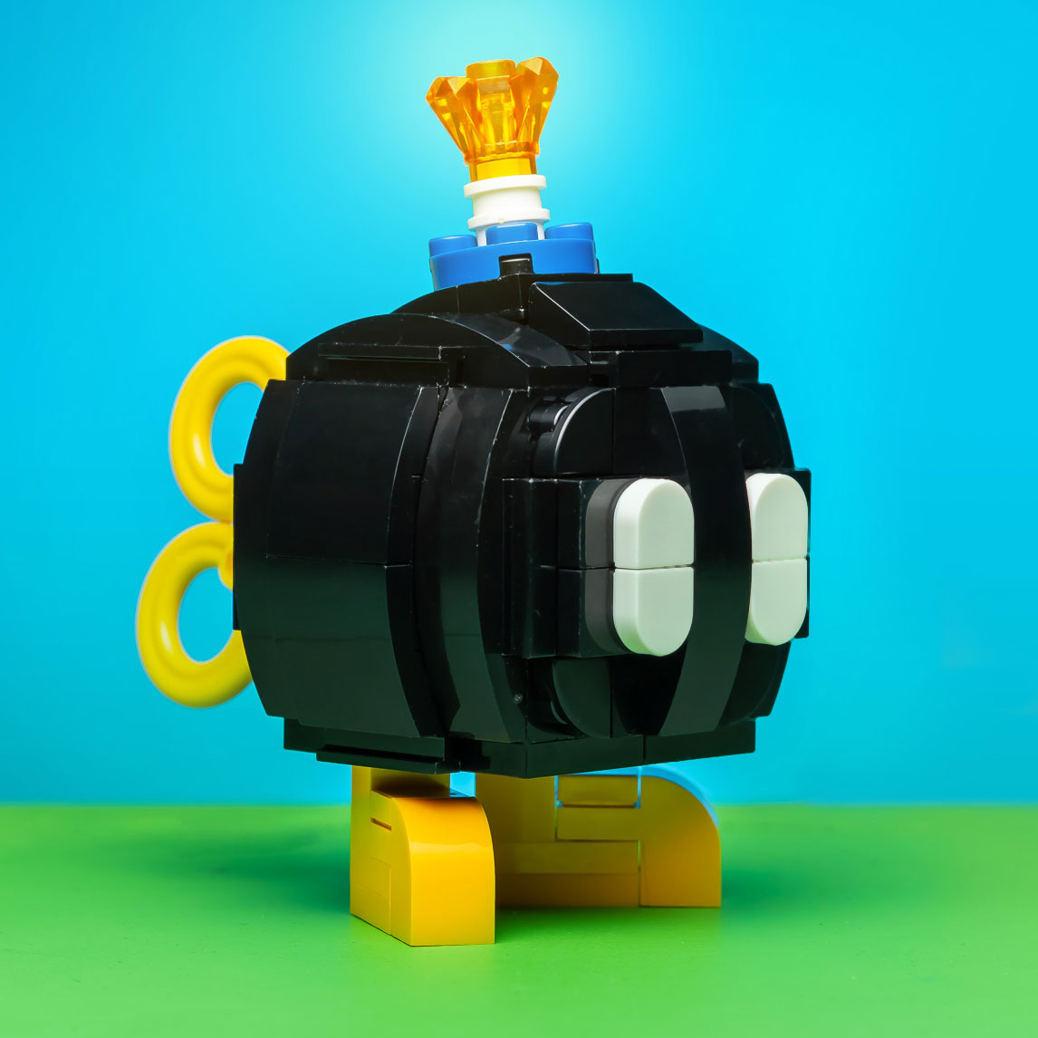 Bomber Man made using LEGO parts