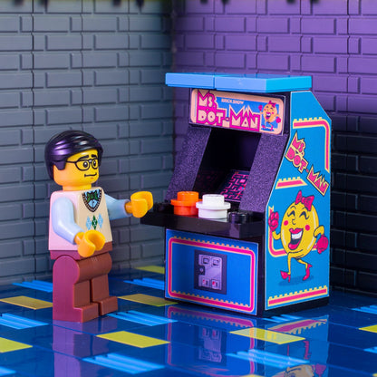 Mrs. Dot-Man Custom Arcade Machine made with LEGO parts - B3 Customs