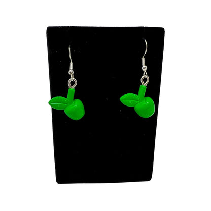 B3 Customs® Apple Earrings made from LEGO Bricks