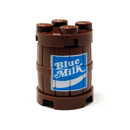 Blue Milk Barrel / Keg made from LEGO parts - B3 Customs