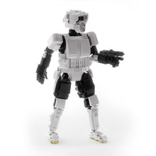 Scout Trooper 9” Buildable Figure MOC made using LEGO parts